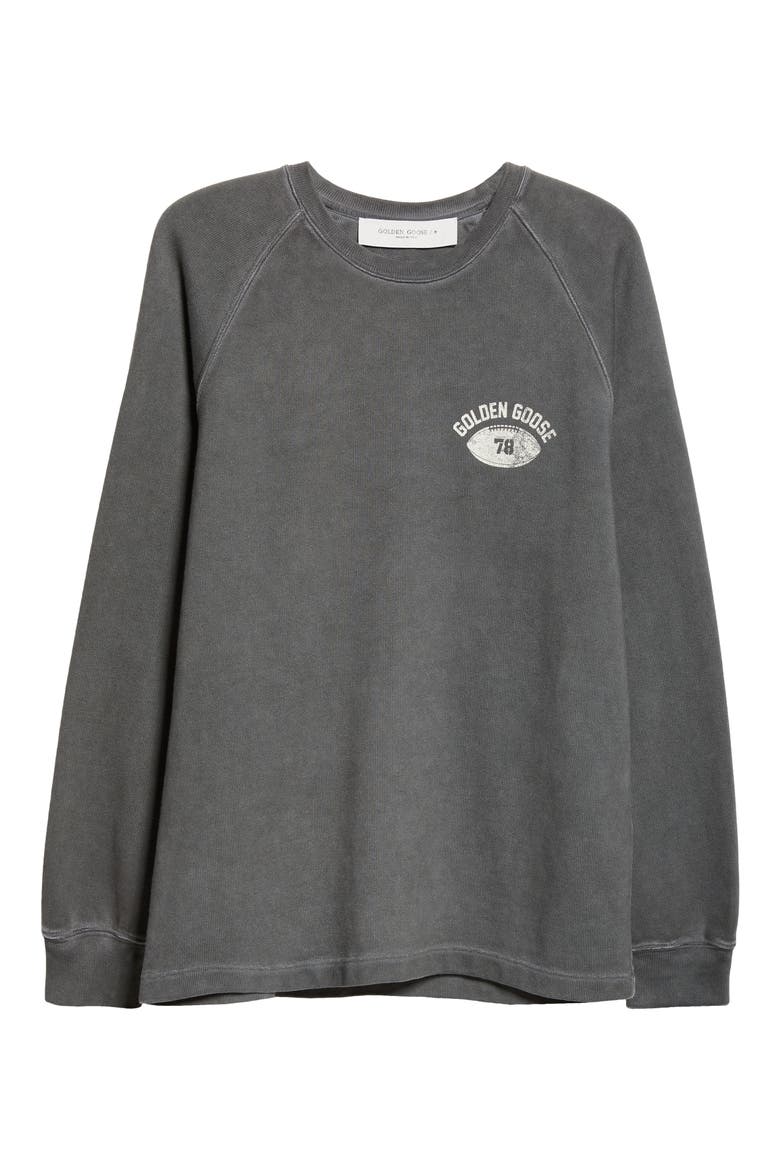 Journey Faded Long Sleeve Graphic Sweatshirt, Alternate, color, ANTHRACITE/ HERITAGE WHITE