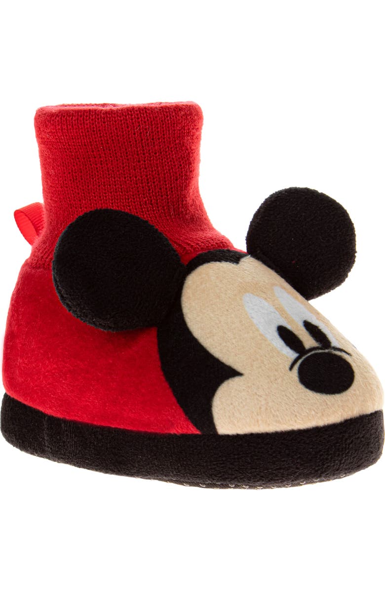 JOSMO Disney Mickey Mouse Slipper, Main, color, Red/ Black