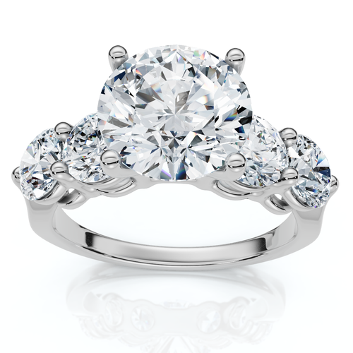 Bliss Diamond Certified 3 1/2ct Diamond Engagement Ring 14k Gold Or Platinum Lab Grown