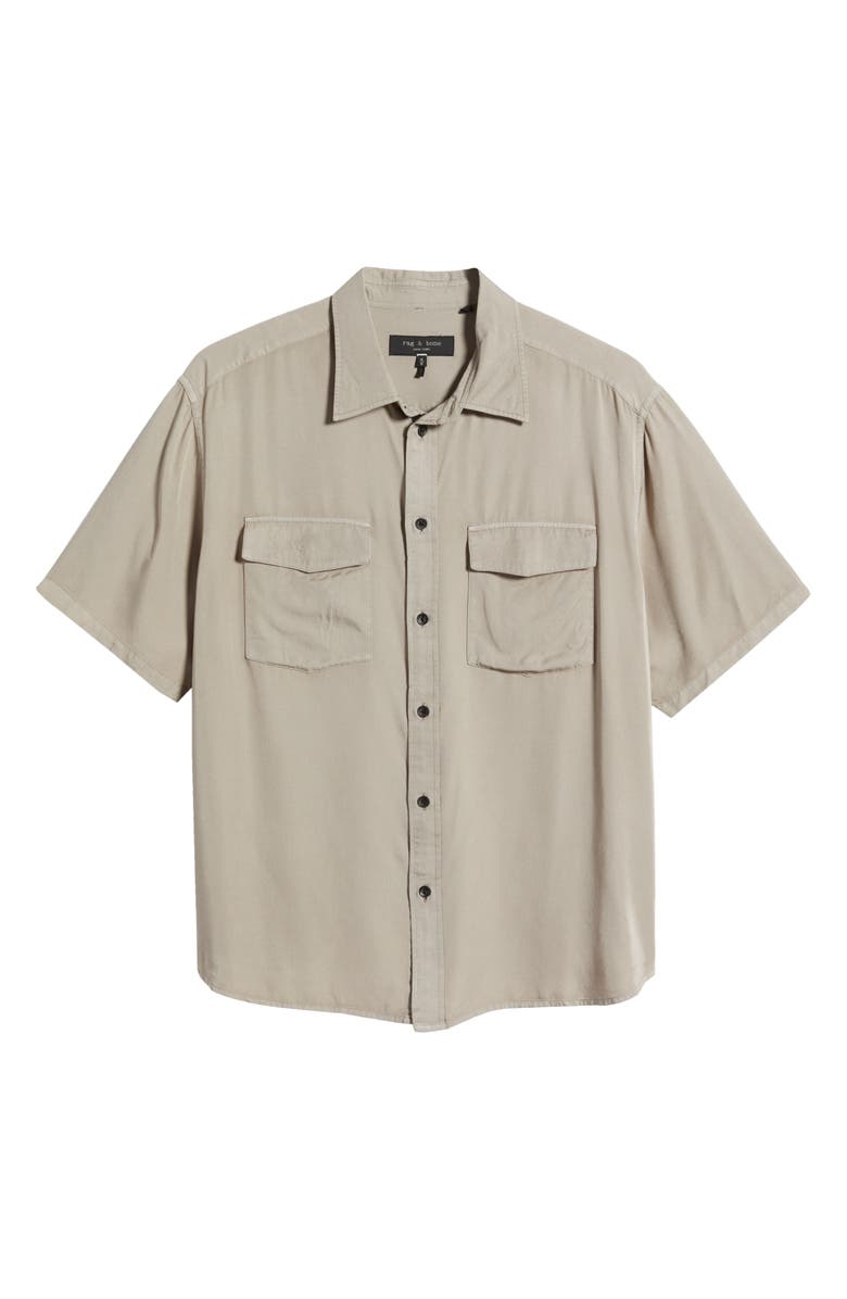 rag & bone Matthew Short Sleeve Button-Up Shirt, Alternate, color,