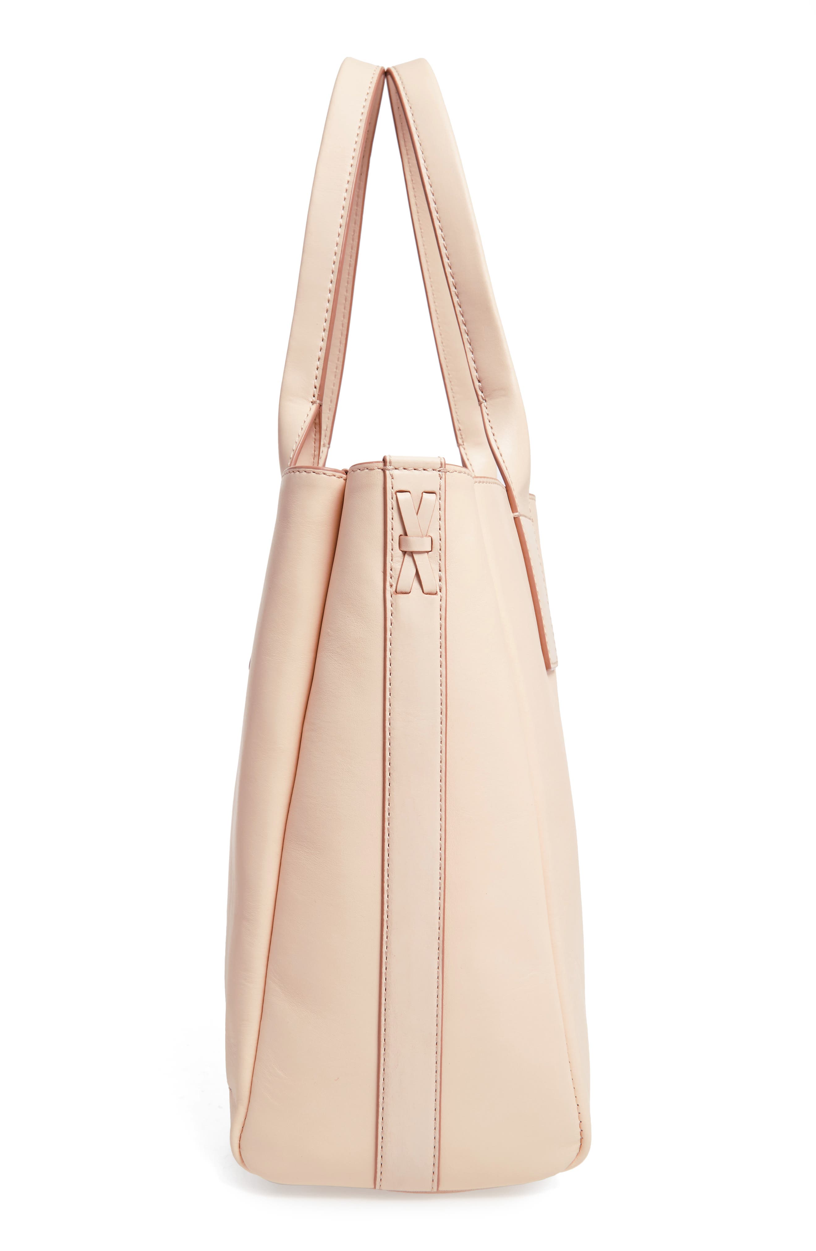 Ilana Leather Tote, Alternate, color, NATURAL