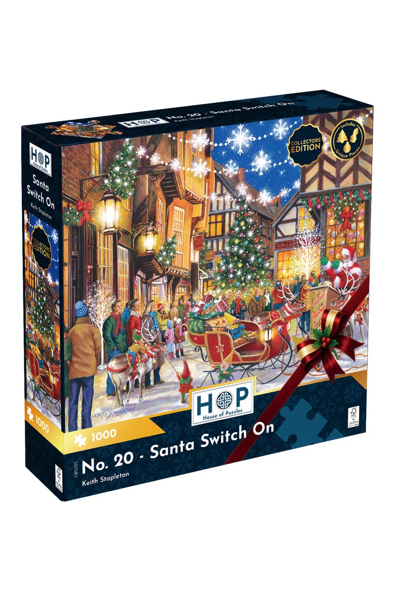 Santa Switch On 1000-Piece Jigsaw Puzzle, Main, color, NONE