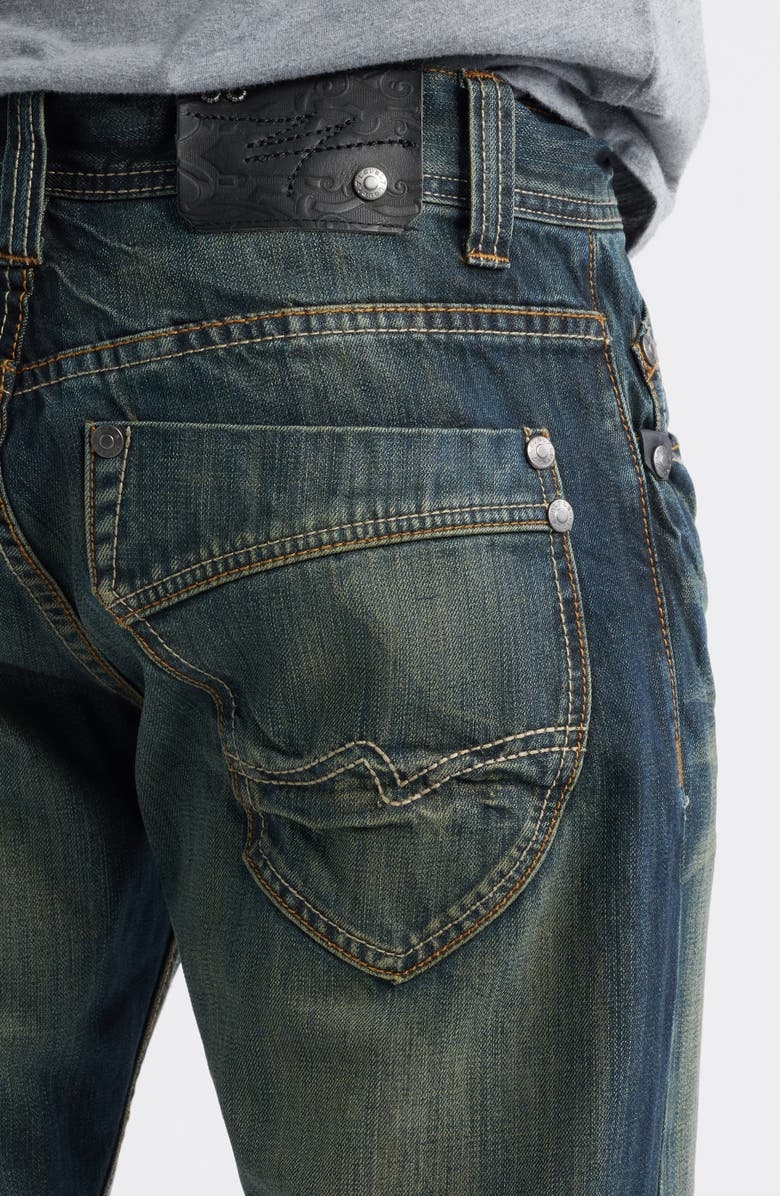 LEVEL 7 Relaxed Straight Leg Jeans, Alternate, color, Rustic