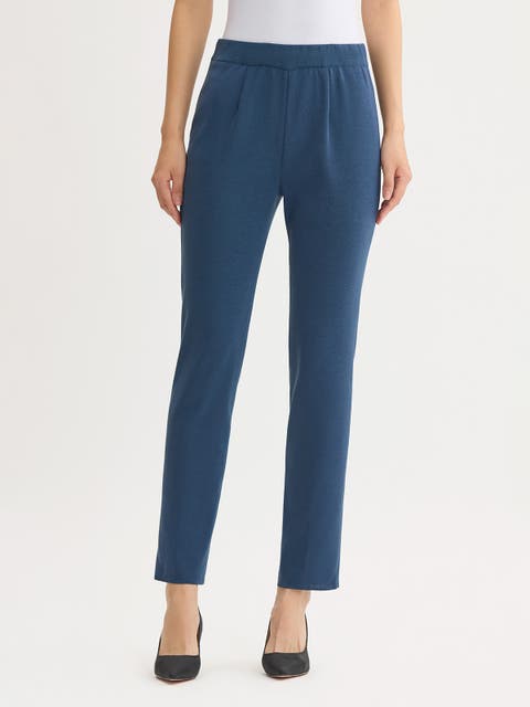 Nancy Slim Leg Mylana Knit Pant