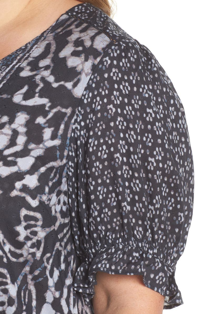 Lucky Brand Batik Border Top, Alternate, color,