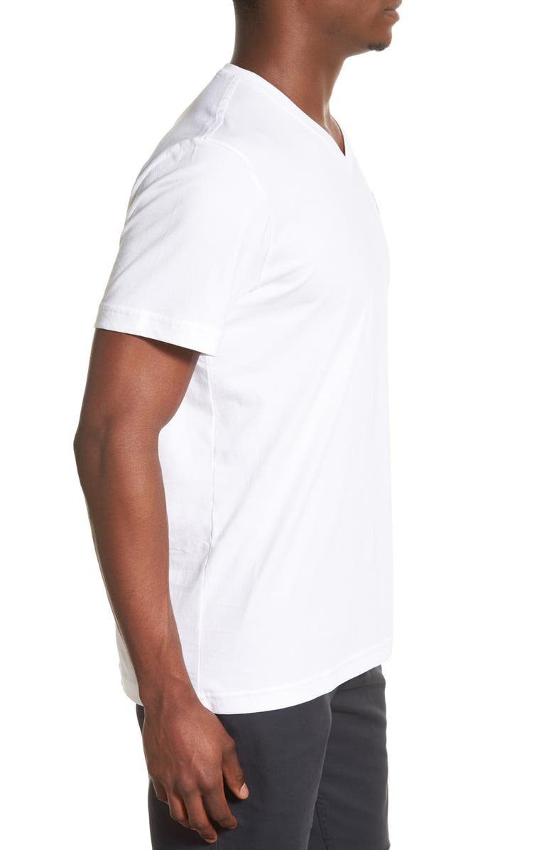 Psycho Bunny Classic Pima Cotton V-Neck T-Shirt, Alternate, color,
