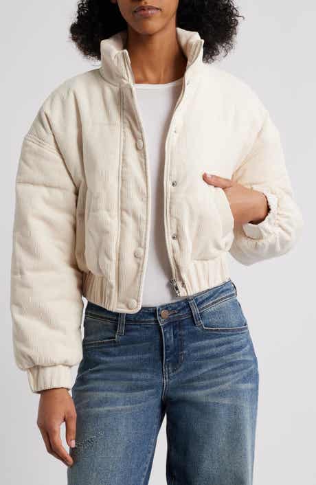 All in Favor Cotton Crop Puffer Jacket