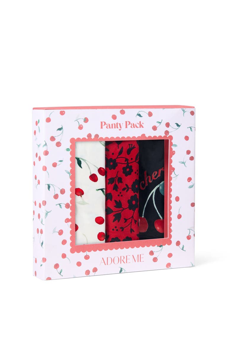 Adore Me Francine Thong Panties Pack of 3, Main, color, 