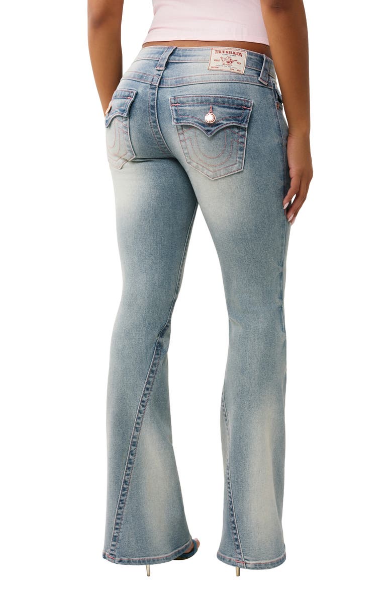 Joey Low Rise Flare Leg Jeans, Alternate, color, SALT WATER