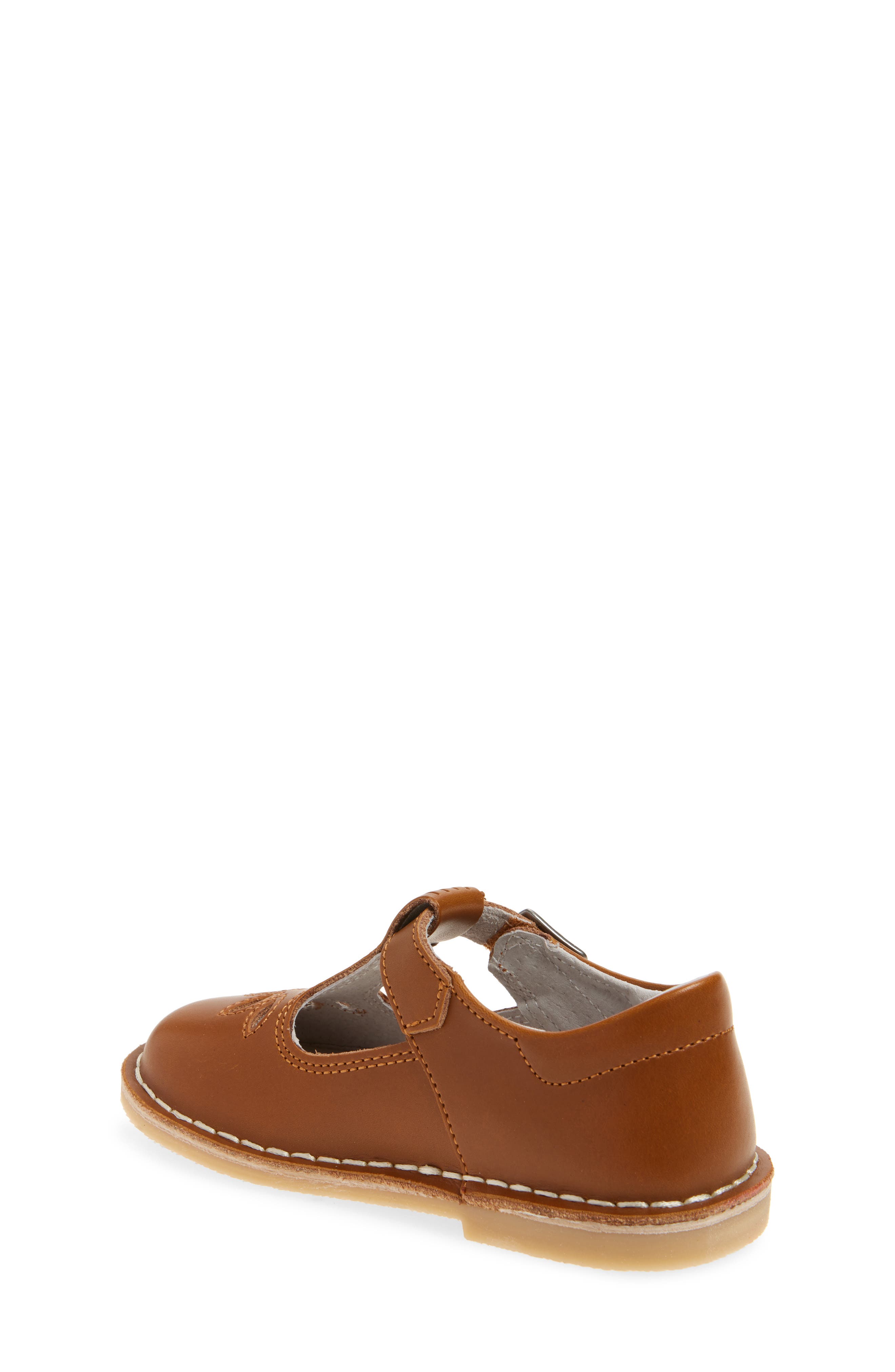 L'AMOUR Kids' Sienna T-Strap Flat, Alternate, color, Camel