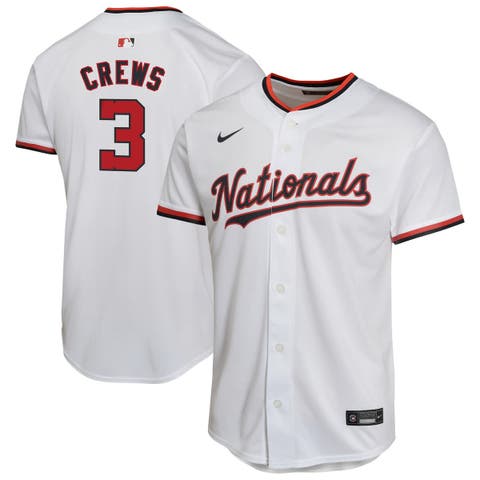 Youth Nike Dylan Crews White Washington Nationals Alternate Game Player Jersey