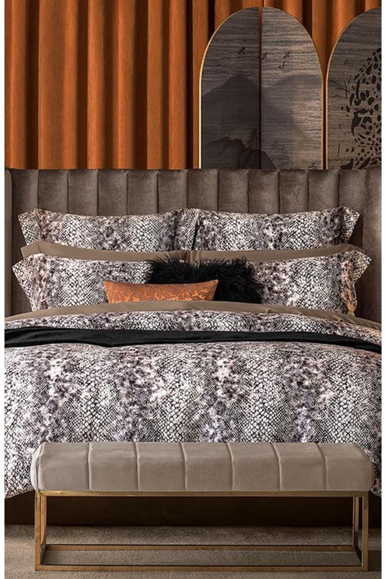 Selisa Duvet Cover, Alternate, color, Grey