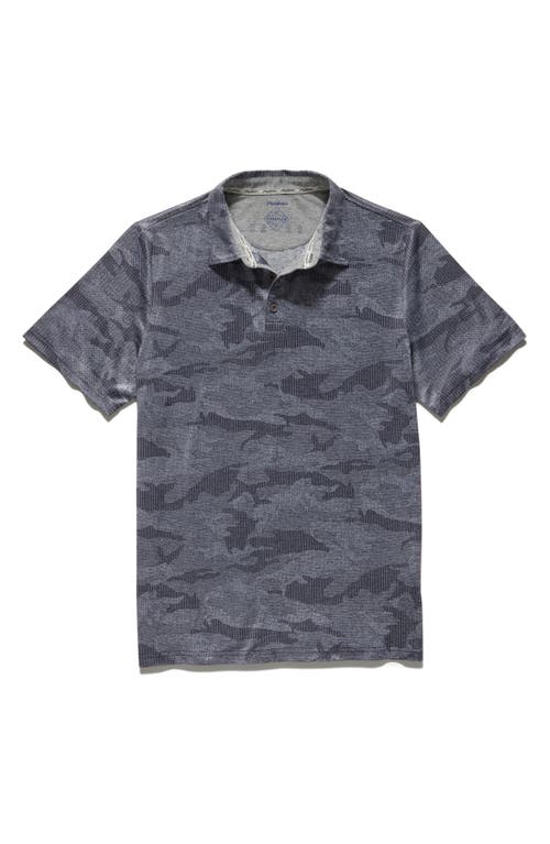 FLAG AND ANTHEM FLAG AND ANTHEM DESTIN CAMO DOT PERFORATED POLO 
