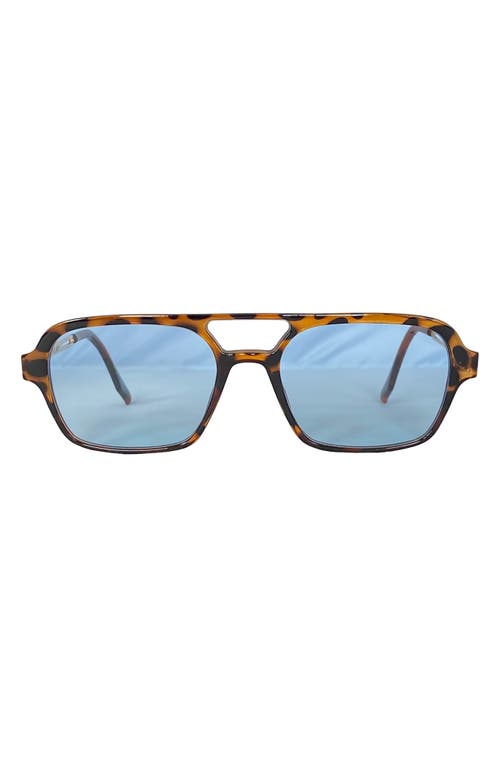 Fifth & Ninth Jordan 60mm Aviator Sunglasses in Torte/Blue 