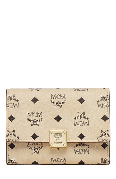 Aren Trifold Wallet in Visetos