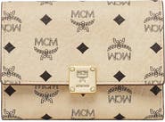MCM Aren Trifold Wallet in Visetos