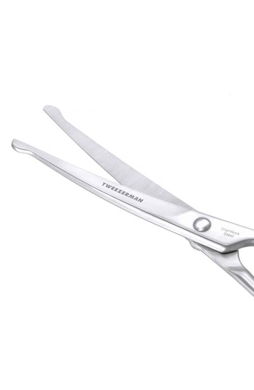 Tweezerman Curved Grooming Shears In No Color