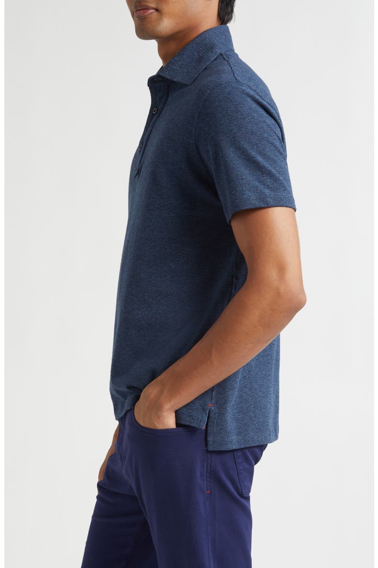 Cotton Polo, Alternate, color, BLUE