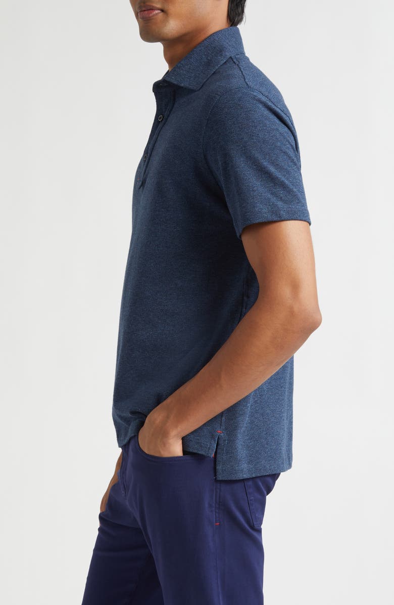 ISAIA Cotton Polo, Alternate, color, Blue