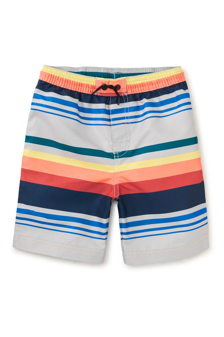 Full-Length Swim Trunks, Main, color, Mediterranean Stripe