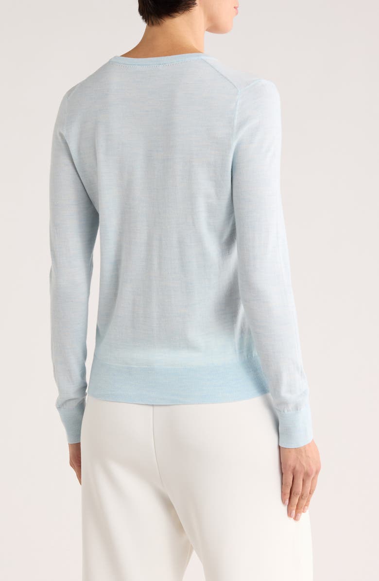 Peter Millar Excursionist Flex Crewneck Sweater, Alternate, color, Skylight