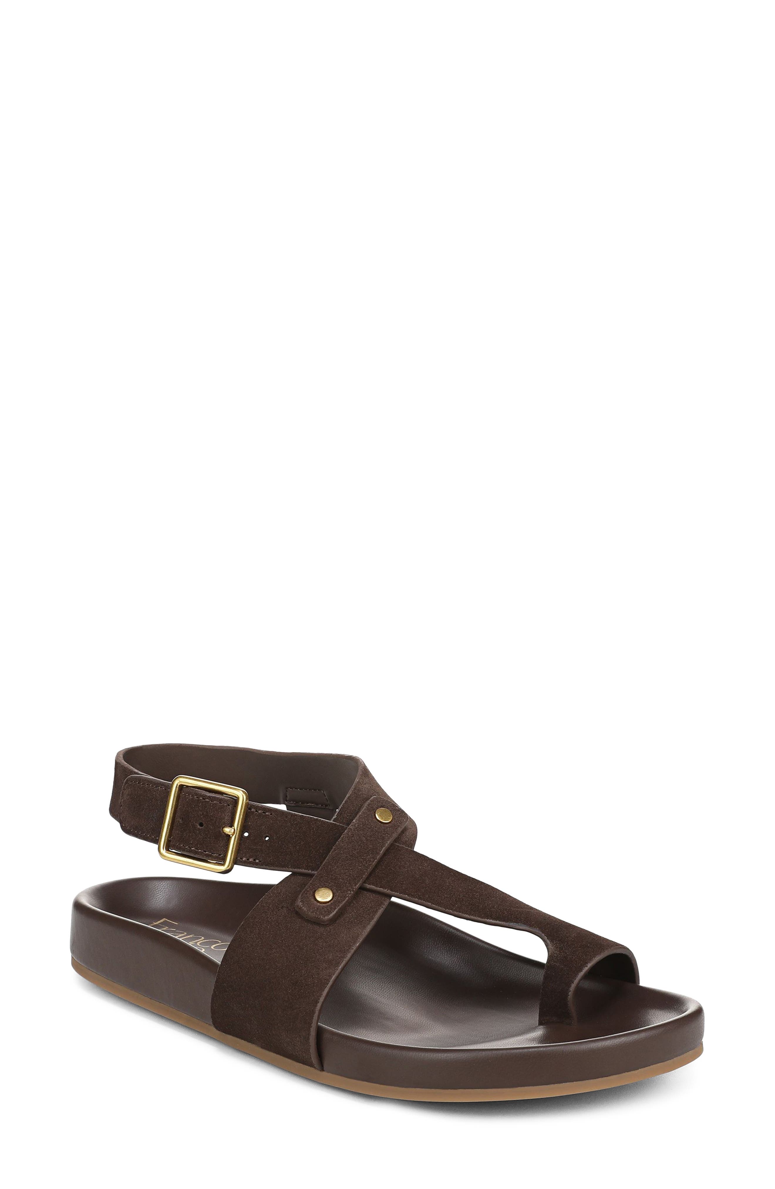 Franco Sarto Blair Sandal, Main, color, Umber Brown
