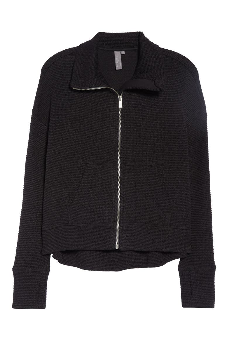 Restful Bouclé Jacket, Alternate, color, BLACK