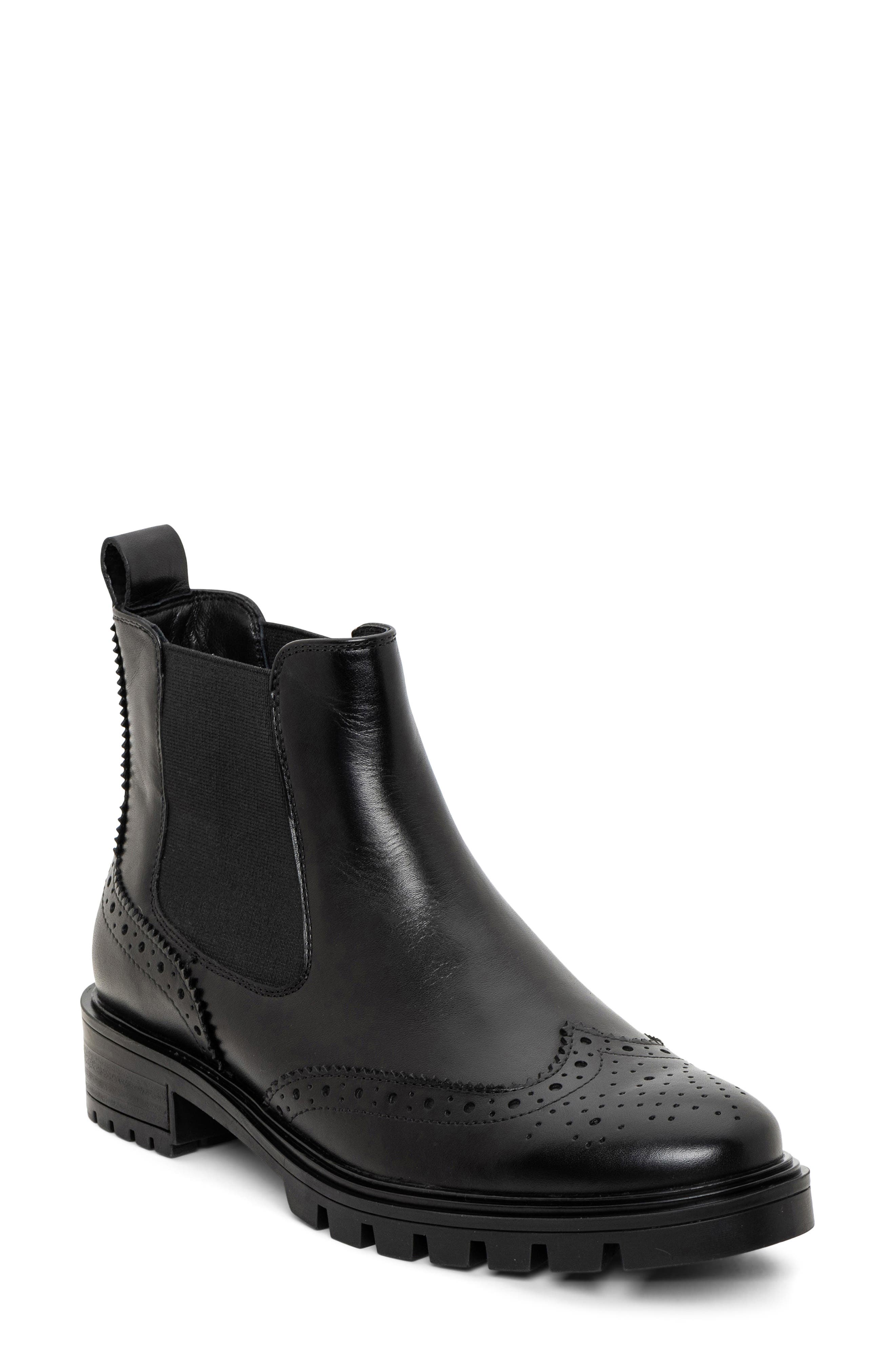 brogue ankle boots women