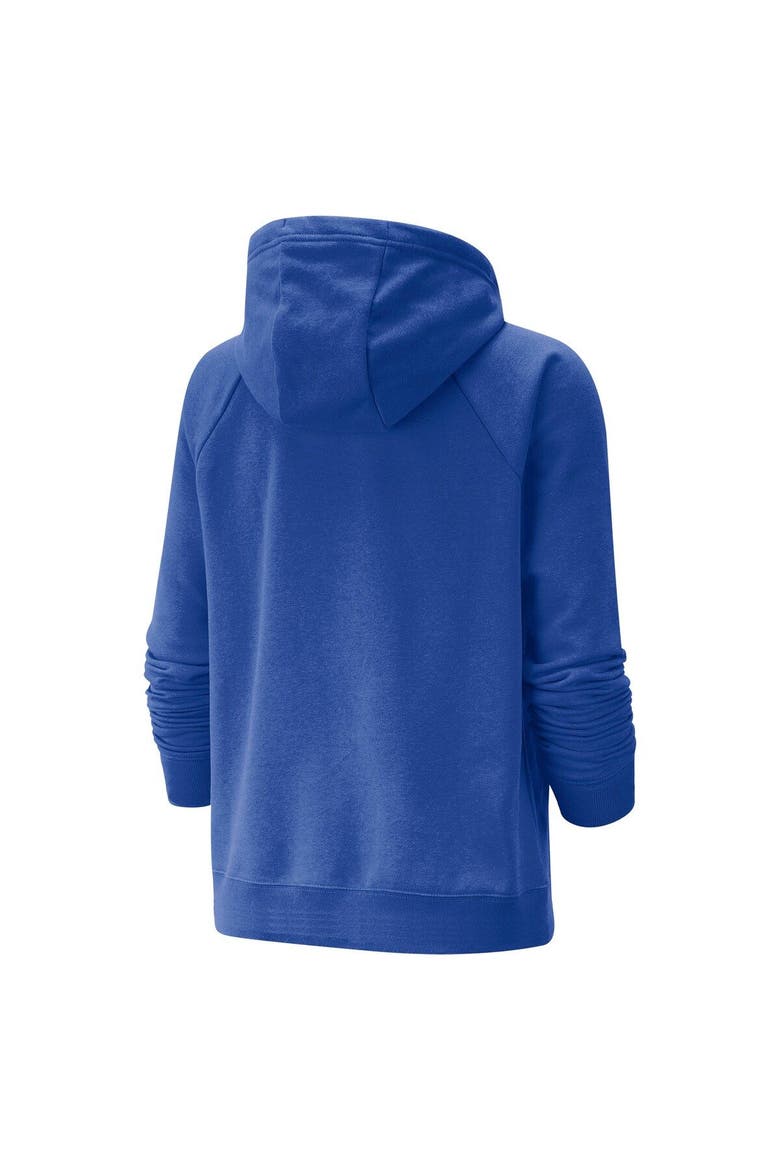 Women's Nike Royal Brazil National Team Varsity Raglan Tri-Blend Pullover Hoodie, Alternate, color, Royal