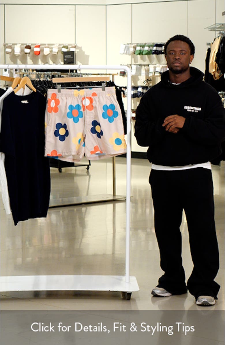 Daisy Relaxed Fit Swim Trunks, sales video thumbnail