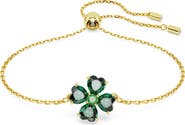 Swarovski Idyllia Mixed Cut Crystal Clover Bracelet