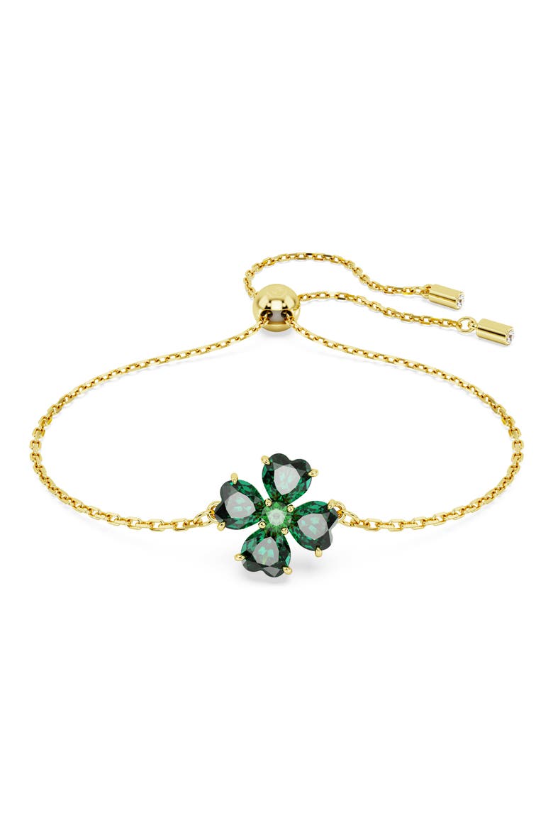 Idyllia Mixed Cut Crystal Clover Bracelet video