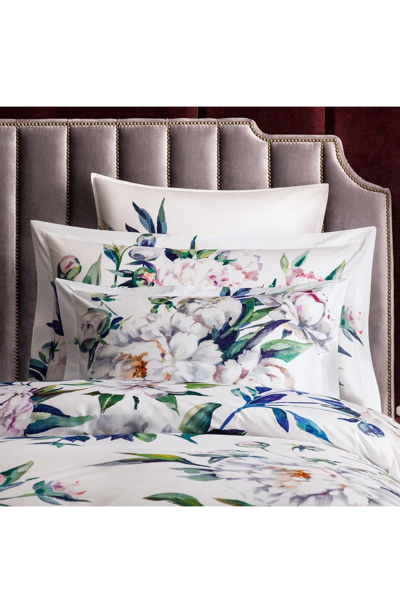 Togas Peonia Duvet Cover, Alternate, color, White