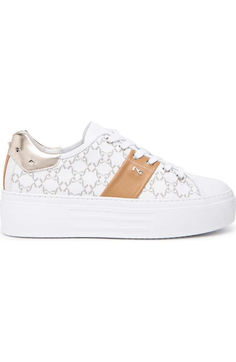 NeroGiardini Logo Print Platform Sneaker, Alternate, color,