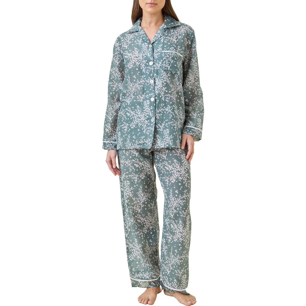 PAPINELLE PAPINELLE CHERI BLOSSOM COTTON & SILK PAJAMAS