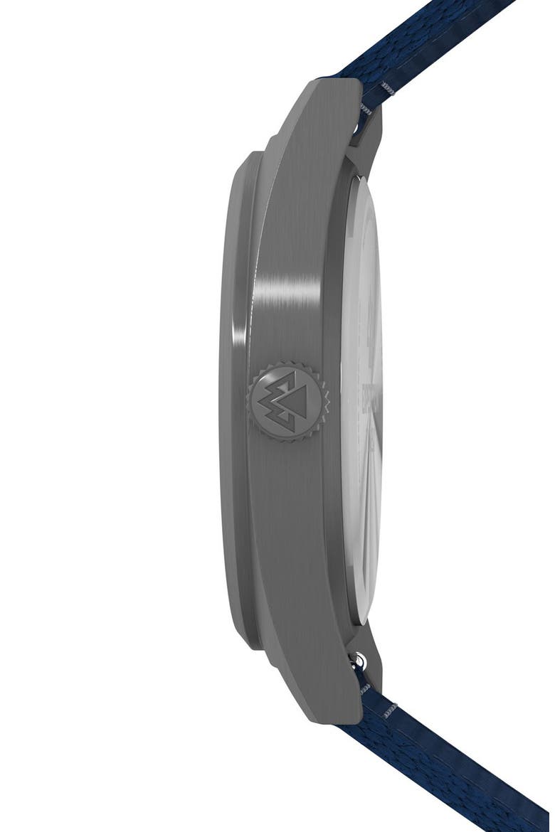Expedition® Capstone Silicone Strap Watch, 39mm, Alternate, color, BLUE