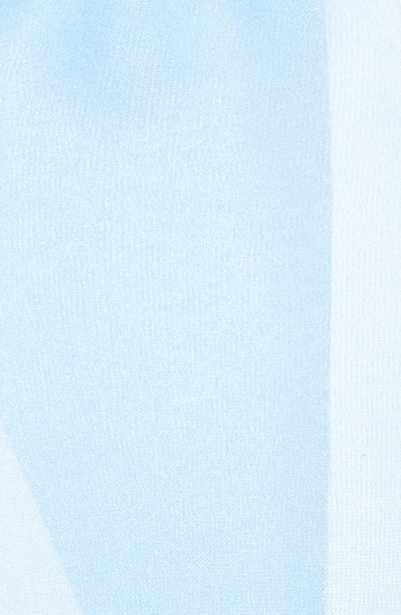 MM6 Maison Margiela Bootleg Sheer Knee High Socks, Alternate, color, Shirt Blue