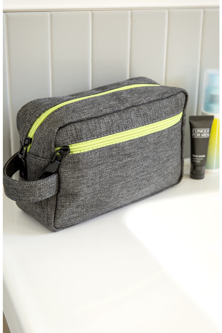 The Hudson Toiletry Bag, Alternate, color, Grey