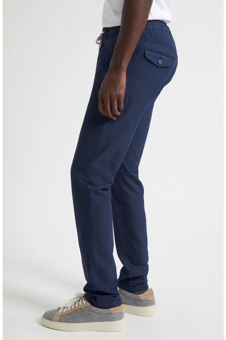 Stretch Cotton Blend Joggers, Alternate, color, BLUE