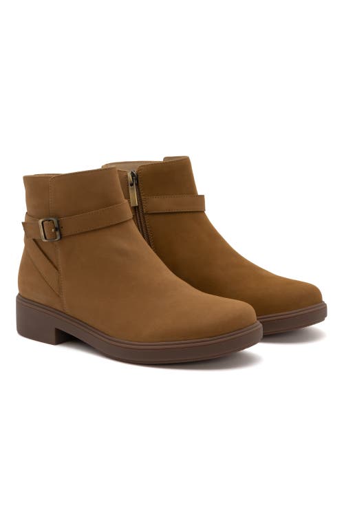 Abeo Compass Buckle In Tan Nubuck - Metatarsal