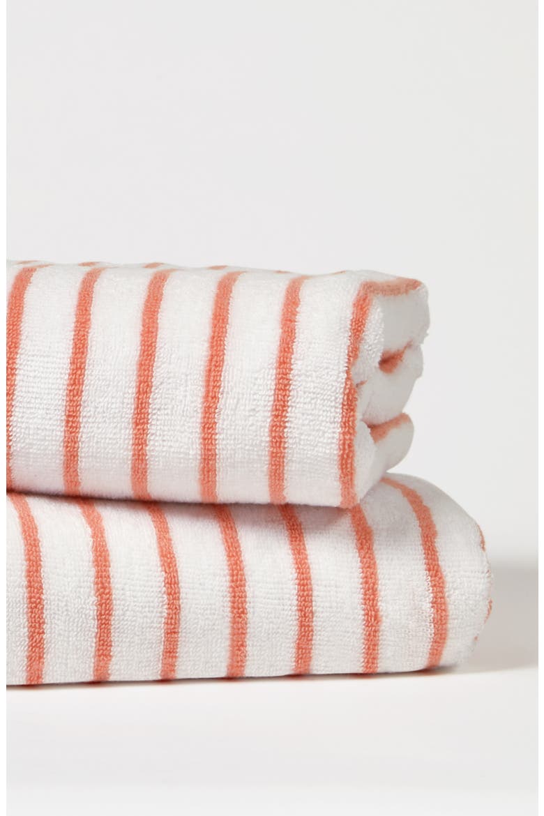 2-Pack Cabana Beach Towels, Alternate, color, STRIPES CORAL