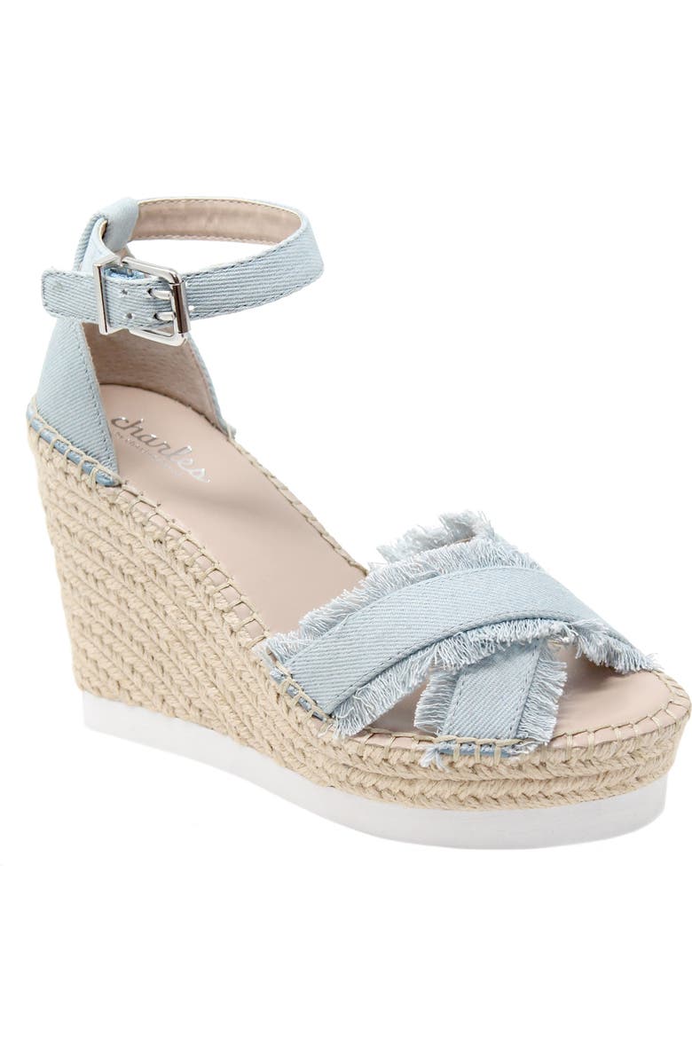 Charles by Charles David Engage Espadrille Wedge Sandal, Main, color,