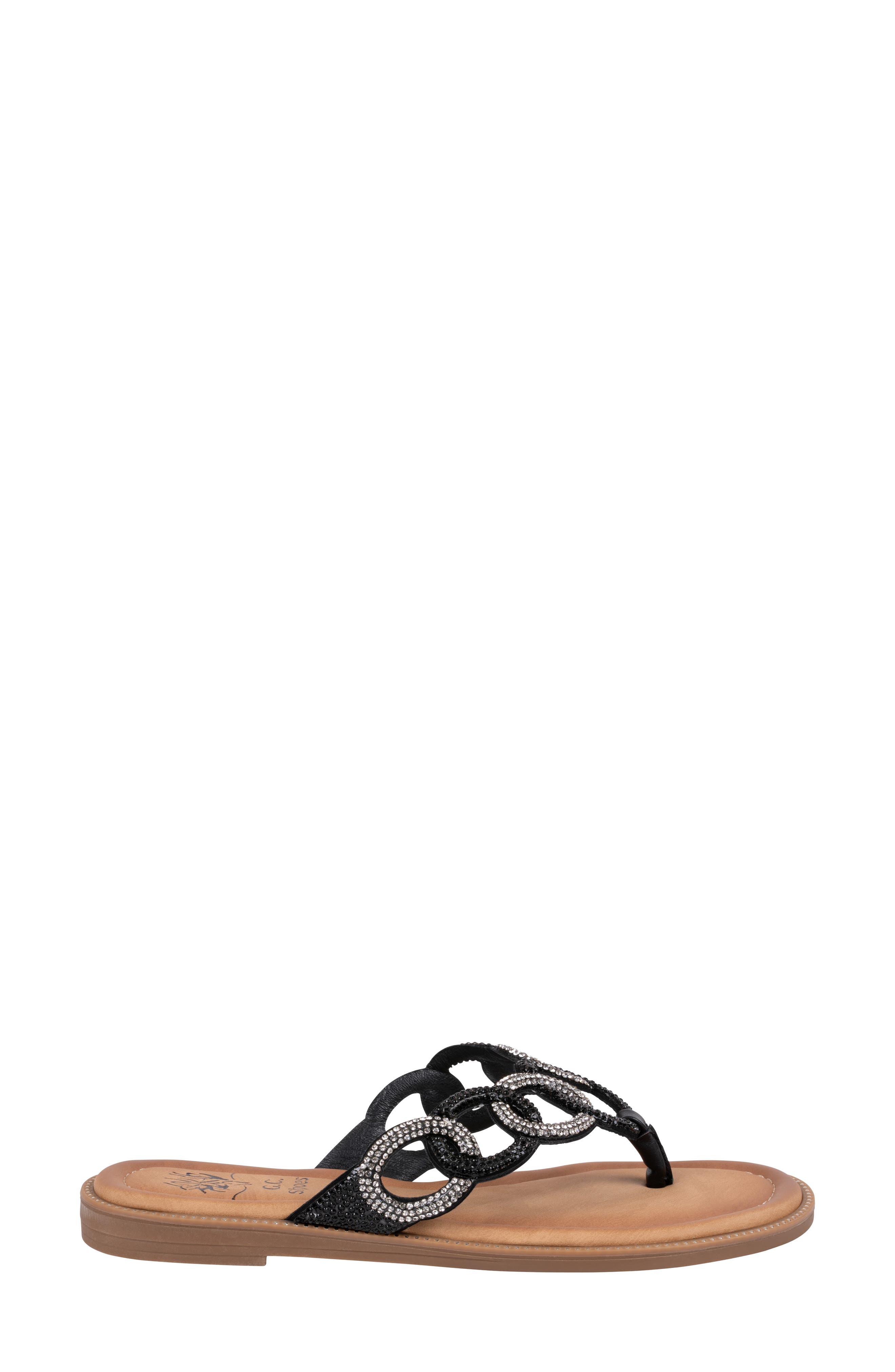 GOOD CHOICE NEW YORK Vania Embellished Flip Flop, Alternate, color, 