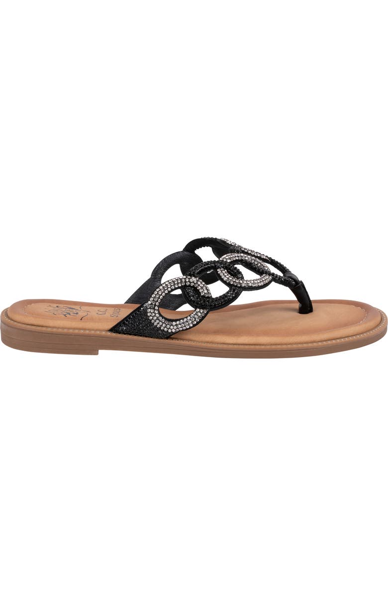 GOOD CHOICE NEW YORK Vania Embellished Flip Flop, Alternate, color,