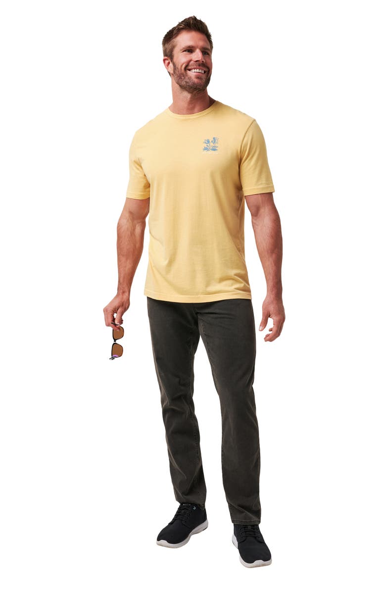 TravisMathew Sky Lounge Floral Graphic T-Shirt, Alternate, color, Rattan