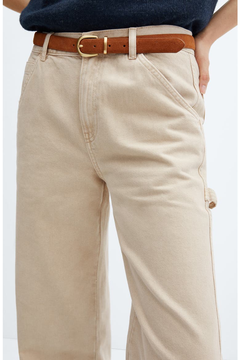 Straight Leg Carpenter Jeans, Alternate, color, SAND