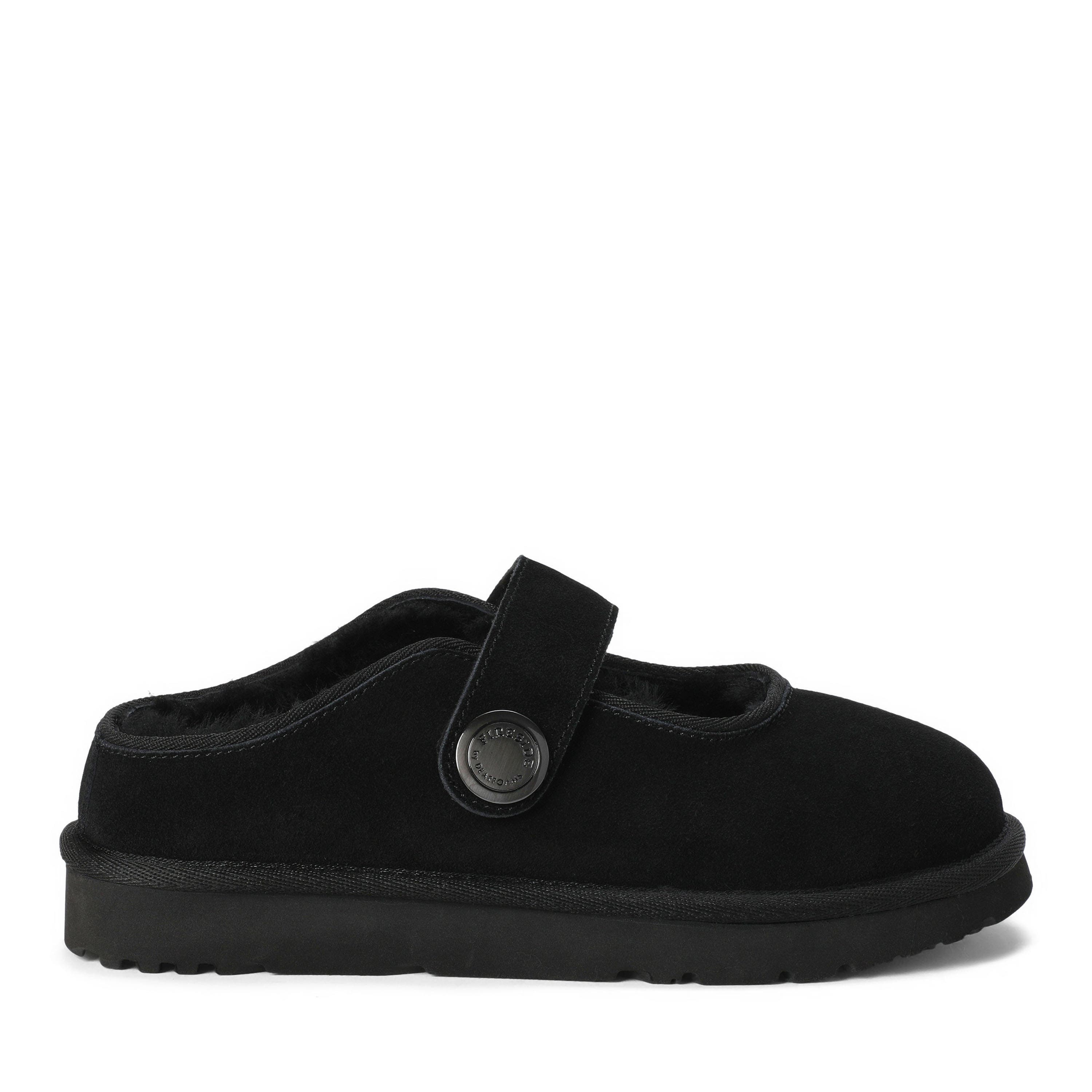 Fireside Coin Maryjane Slippers, Alternate, color, Black