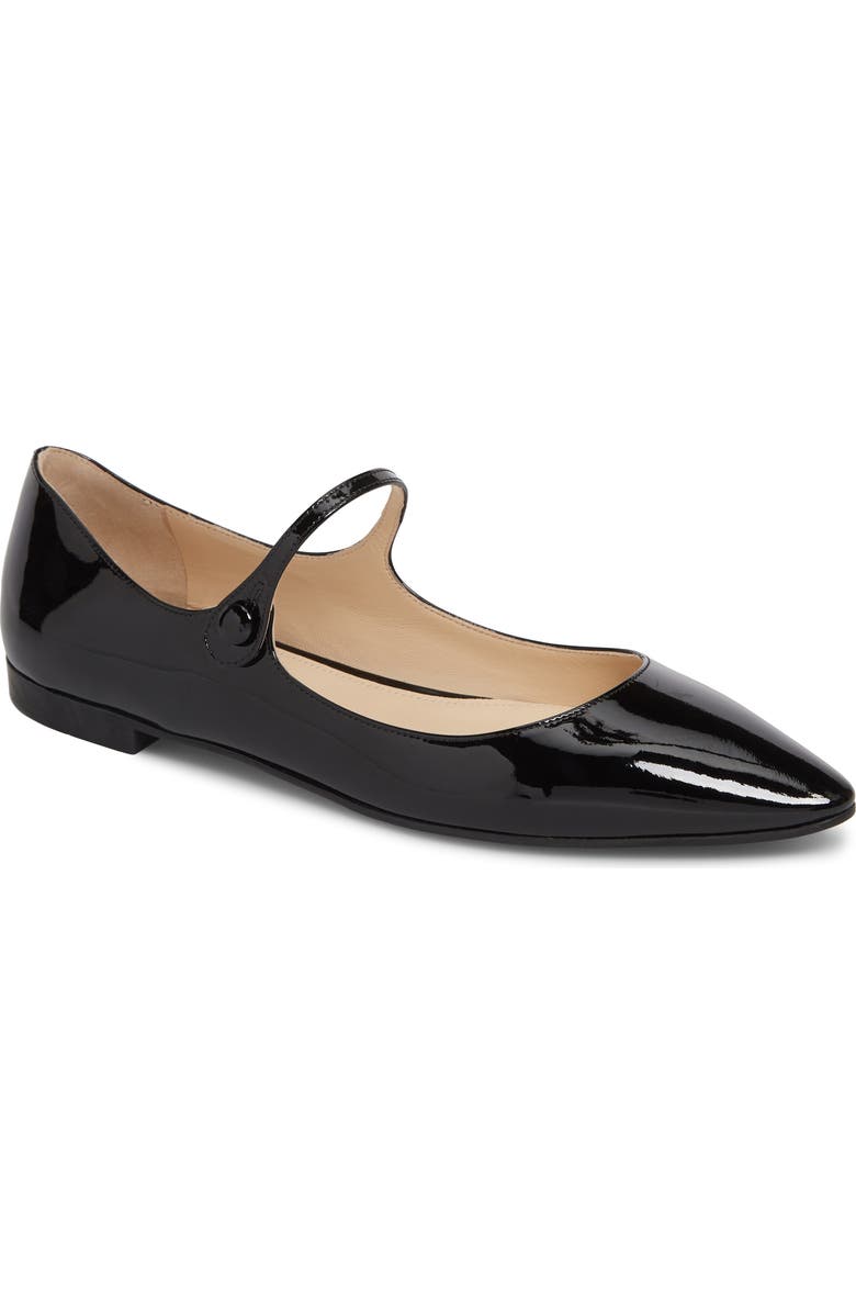 Prada Pointy Toe Mary Jane Flat, Main, color,