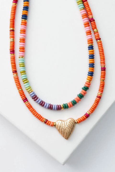 Horizon Heart Necklace Set