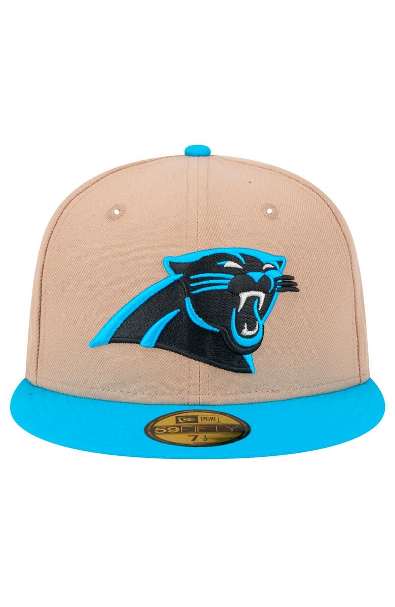 New Era Men's New Era Tan Carolina Panthers   Logo Main 59FIFTY Fitted Hat, Alternate, color, Tan